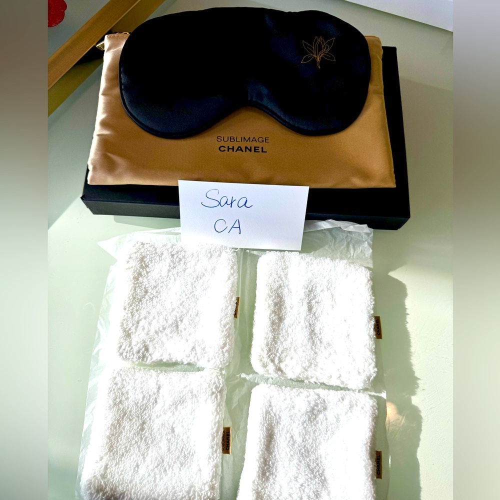 💕Chanel Eye Mask and Makeup remover Towels